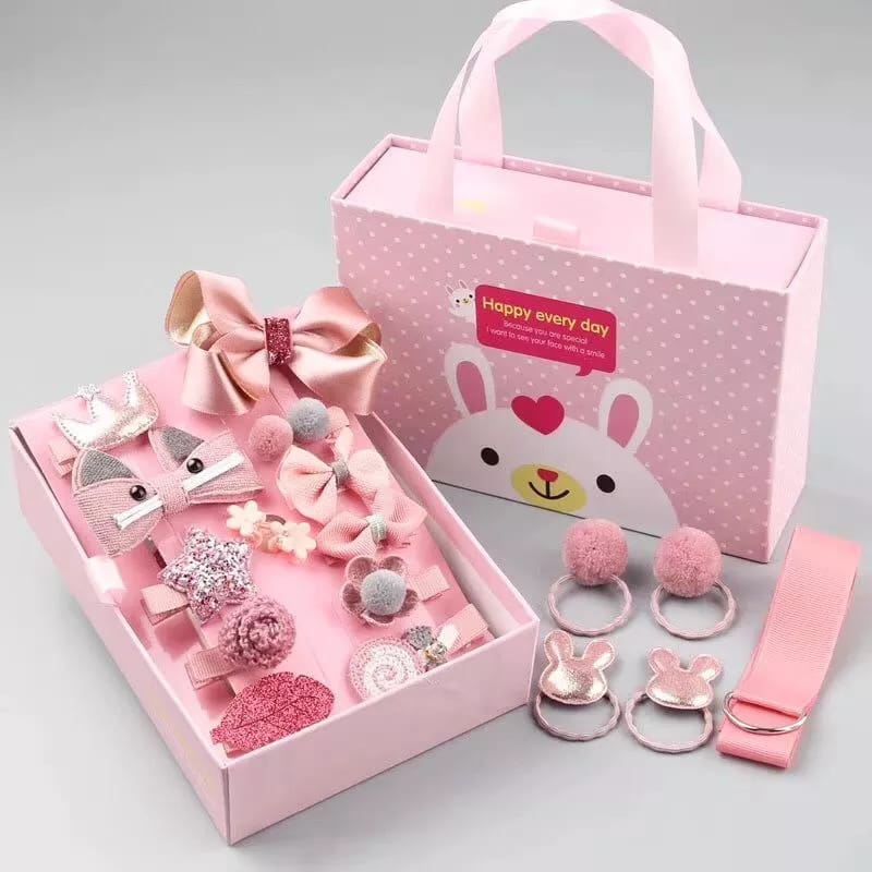 18 Pcs Fashion Hair Accessories Clip Set for Girls 18 Pcs Fashion Hair Accessories Clip Set for Girls