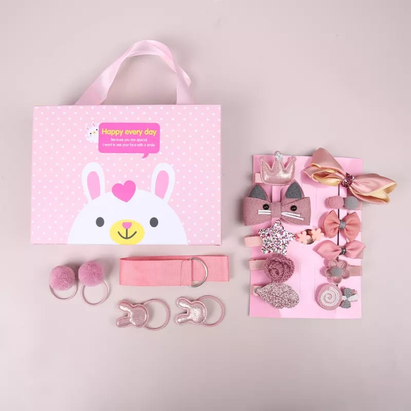 18 Pcs Fashion Hair Accessories Clip Set for Girls 18 Pcs Fashion Hair Accessories Clip Set for Girls