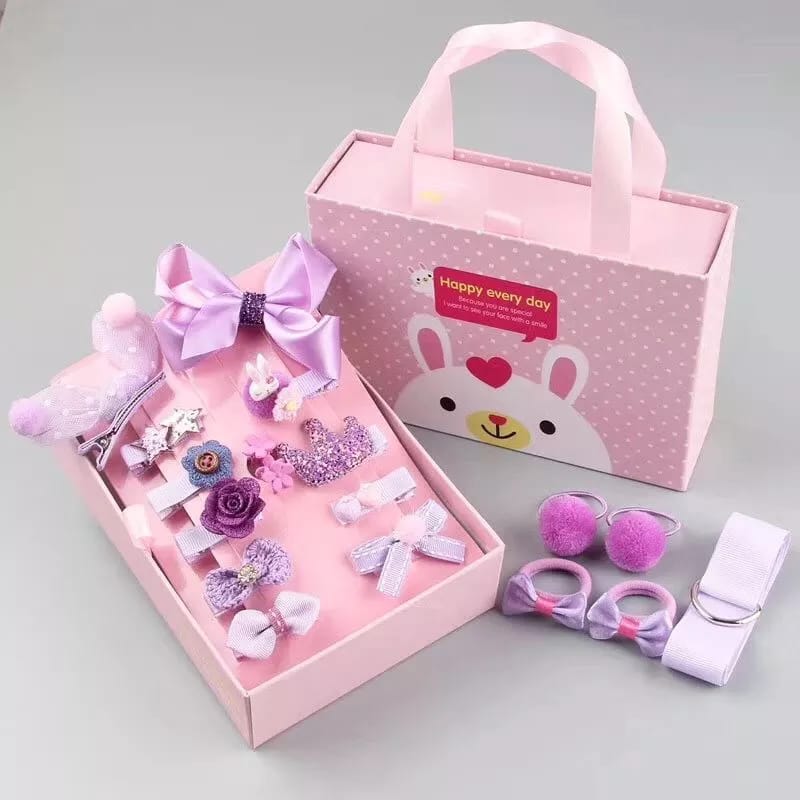 18 Pcs Fashion Hair Accessories Clip Set for Girls 18 Pcs Fashion Hair Accessories Clip Set for Girls