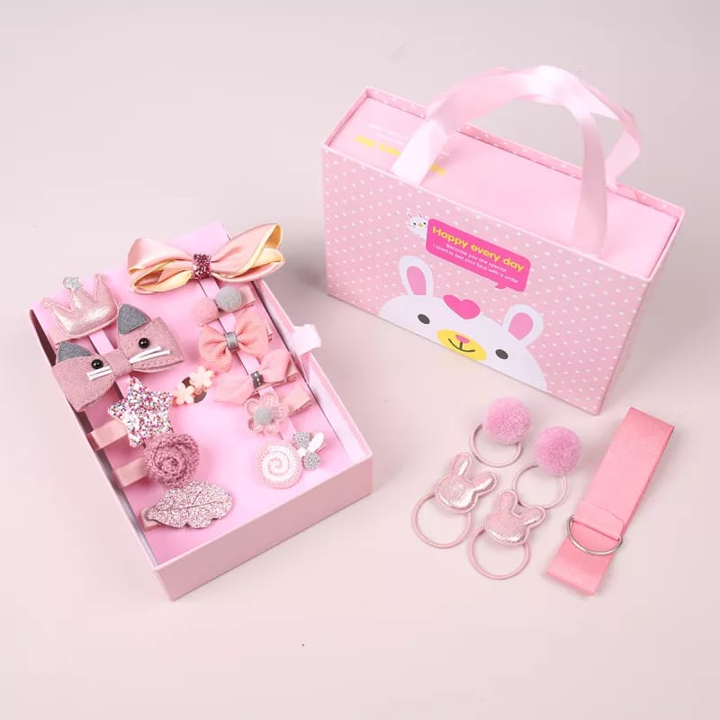 18 Pcs Fashion Hair Accessories Clip Set for Girls 18 Pcs Fashion Hair Accessories Clip Set for Girls