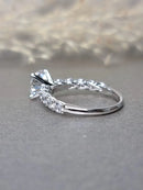 Daimond With Side Stone Ring FR33 - TUZZUT Qatar Online Shopping