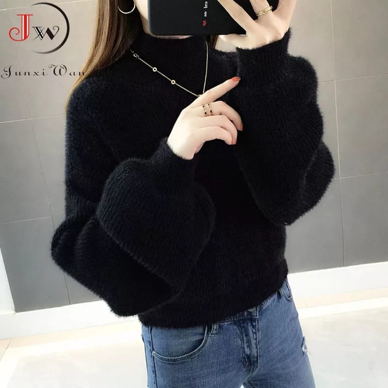 Women's Fashion Thick Mohair Sweaters Loose-fitting - WM0132 Women's Fashion Thick Mohair Sweaters Loose-fitting - WM0132