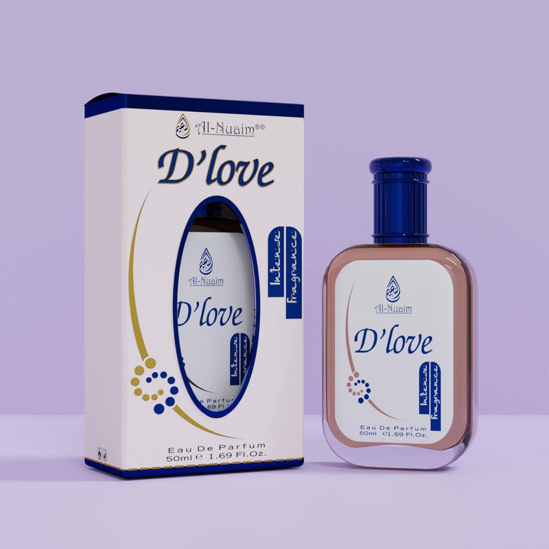 D'love Eau De Parfum EDP Spray 50ml by Al Nuaim - Tuzzut.com Qatar Online Shopping