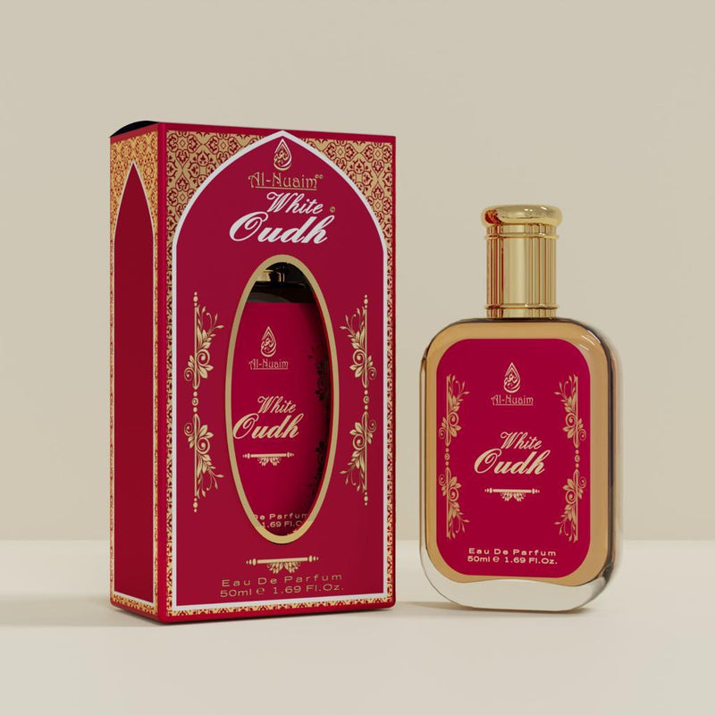 White Oudh Eau De Parfum EDP Spray 50ml by Al Nuaim - Tuzzut.com Qatar Online Shopping
