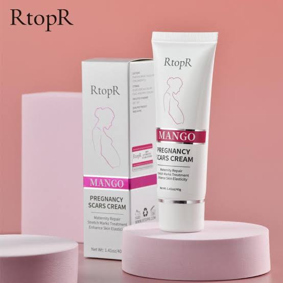 RtopR Natural Herbal Mango Stretch Marks and Scar Removal Cream for Pregnancy