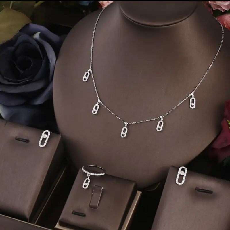 Necklace Set For Woman Fashion Jewelry - S4581787 - Tuzzut.com Qatar Online Shopping