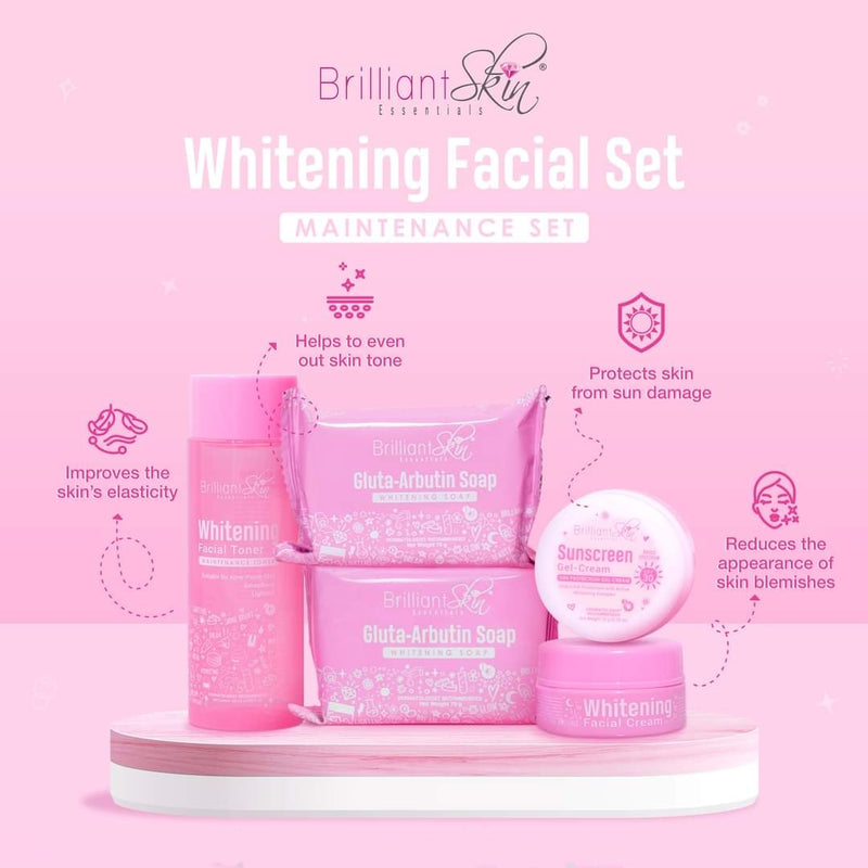 Brilliant Skin Whitening Facial Maintenance Set - BRILLS01 - Tuzzut.com Qatar Online Shopping