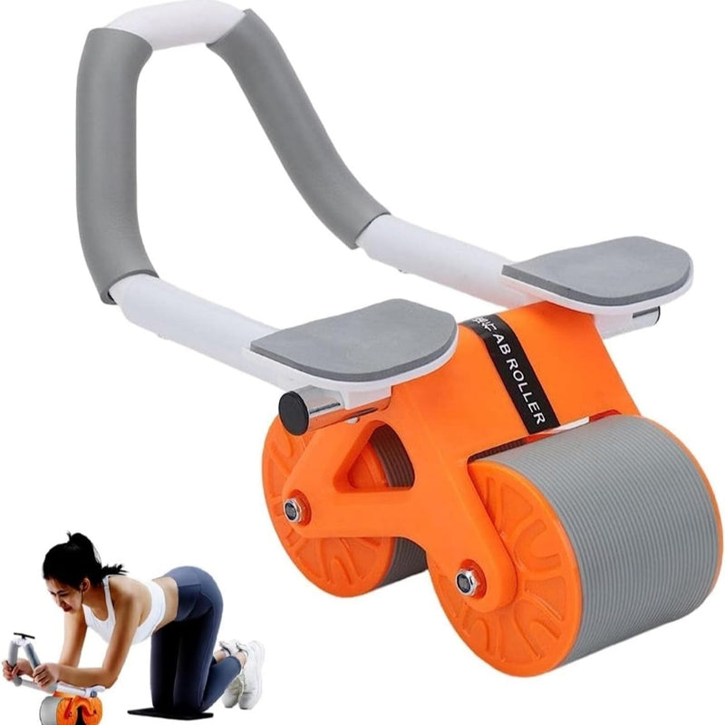Elbow Support Automatic Rebound Abdominal Roller Wheel - Tuzzut.com Qatar Online Shopping
