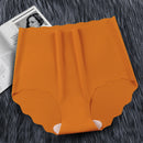 5 Pcs Women Ice Silk Seamless High Waist Panties CN606 - Tuzzut.com Qatar Online Shopping