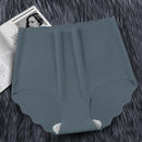 5 Pcs Women Ice Silk Seamless High Waist Panties CN606 - Tuzzut.com Qatar Online Shopping
