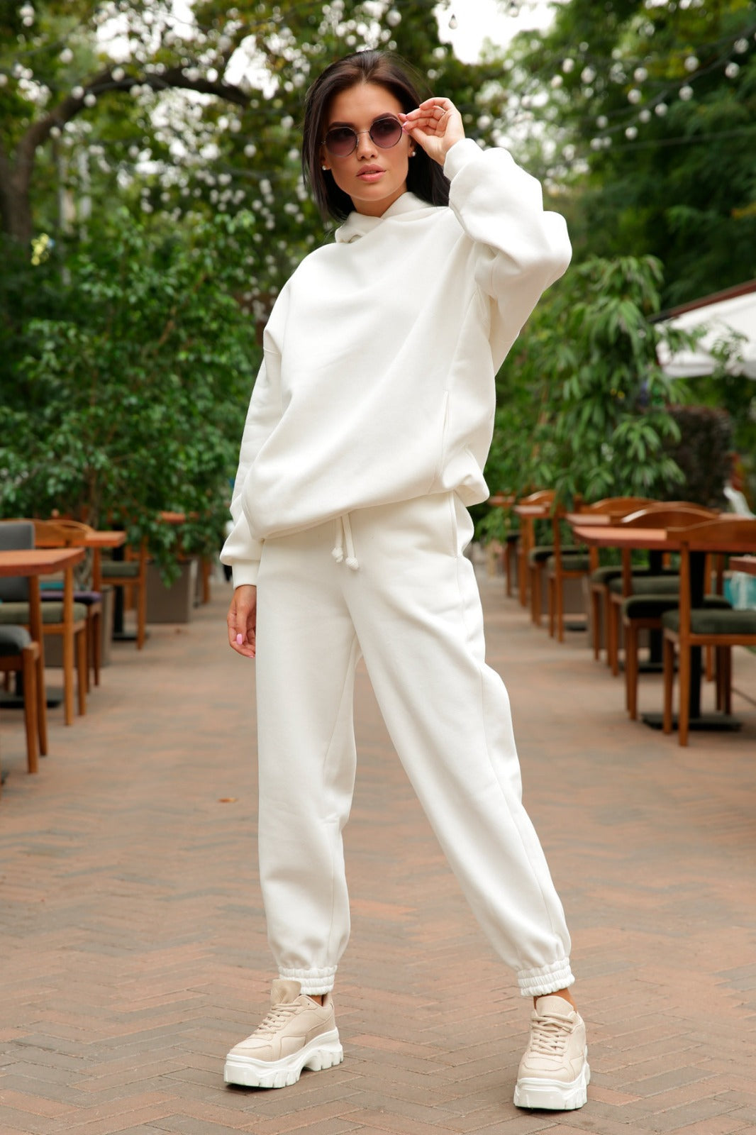 Women's Winter Tracksuit Long Sleeve Hoodie Fashion Outfit 2 Pcs Set - SU924 Women's Winter Tracksuit Long Sleeve Hoodie Fashion Outfit 2 Pcs Set - SU924
