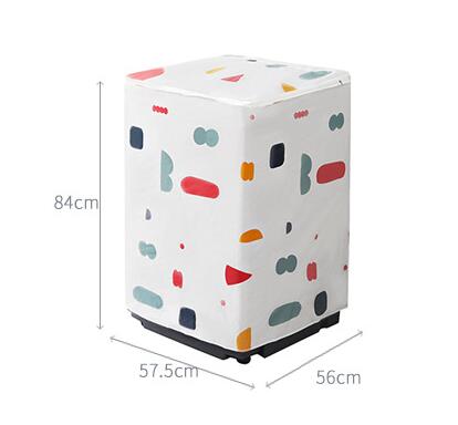 Top Load Washing Machine Cover Waterproof & Dust Proof Zipper Cover Protection (84 x 57 x 56cm) - Tuzzut.com Qatar Online Shopping