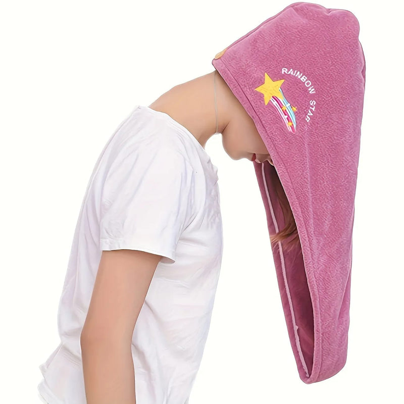 Microfibre Magic Hair Fast Dryer Turban Towel Bath Wrap Hat Quick Dry Cap - Tuzzut.com Qatar Online Shopping