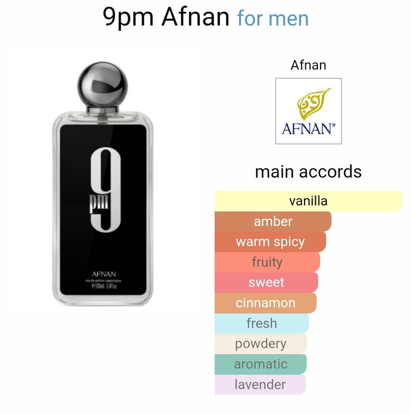 Afnan 9pm EDP Perfume 100ml for Men - Tuzzut.com Qatar Online Shopping