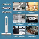Portable Mini Squeeze Foldable Mop,Car Window Wall Cleaner Mini Home Sponge Mop - Tuzzut.com Qatar Online Shopping