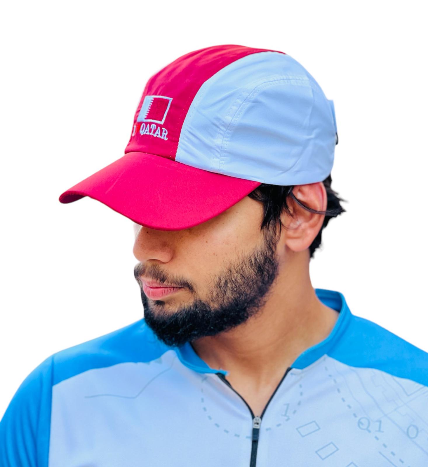 Qatar Flag Cap Qatar Flag Cap