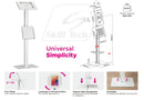SkillTech Anti-Theft Tablet Kiosk Floor Stand - SH PAD 04 - Tuzzut.com Qatar Online Shopping