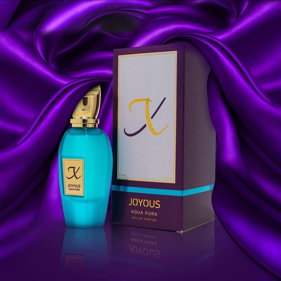 X JOYOUS AQUA PURA PERFUME 75ML, FOR WOMEN AND MEN - Long Lasting Fragrance X JOYOUS AQUA PURA PERFUME 75ML, FOR WOMEN AND MEN - Long Lasting Fragrance