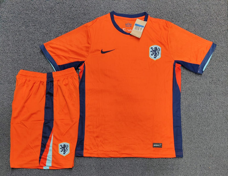 EURO 2024- Netherlands New Home Jersey with shorts 008597 - TUZZUT Qatar Online Shopping