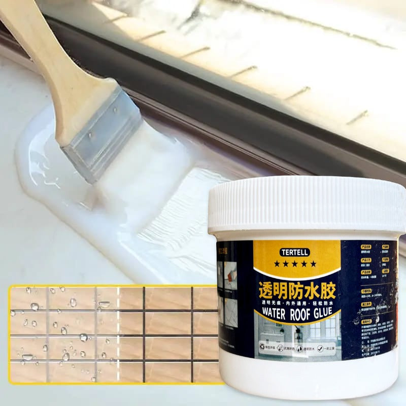Waterproof Transparent Sealing Coating Leak-Free Glue Adhesive Strong Sealant Home Repair - (Pack of 3 Pcs x 200g)