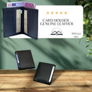 Mako Shark Card Holder Short Wallet Genuine Leather - MSL543 -002 - TUZZUT Qatar Online Shopping