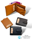 Mako Shark Bifold Medium Card Holder Money Wallet Genuine Leather 585-272-M - TUZZUT Qatar Online Shopping