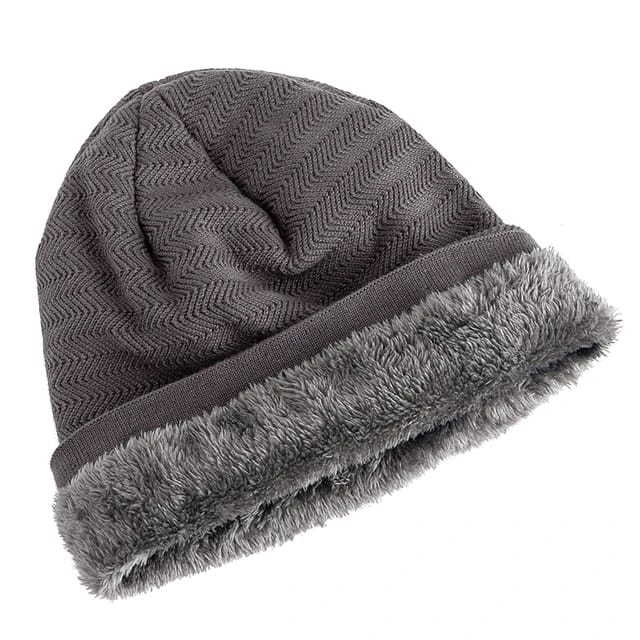 Unisex Winter Hats Slouchy Fur Lined Warm Hat Casual Cap for Men and Women - 6279 Unisex Winter Hats Slouchy Fur Lined Warm Hat Casual Cap for Men and Women - 6279