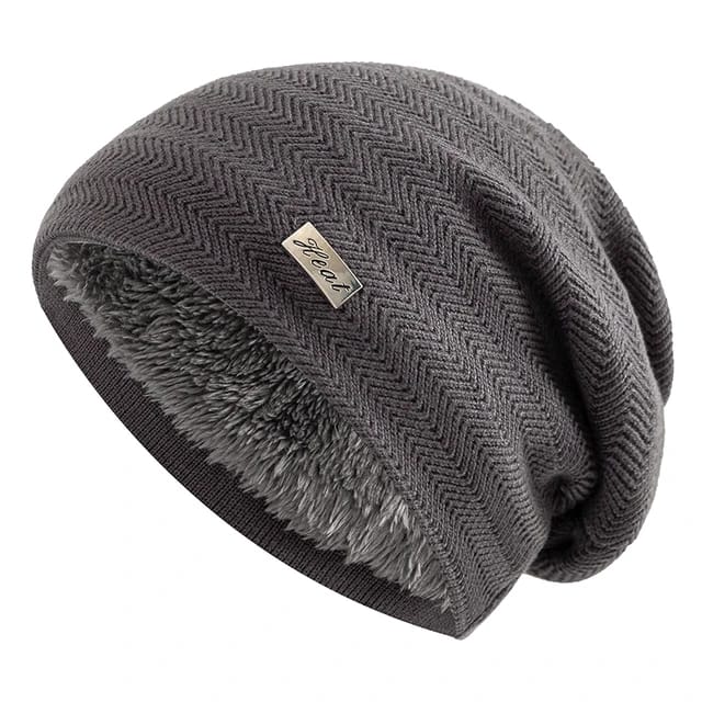 Unisex Winter Hats Slouchy Fur Lined Warm Hat Casual Cap for Men and Women - 6279 Unisex Winter Hats Slouchy Fur Lined Warm Hat Casual Cap for Men and Women - 6279
