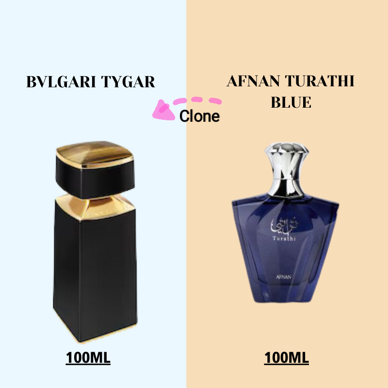 Afnan Turathi Blue Eau De Parfum 90ml for Men - *Inspired by Bvlgari Tygar* Afnan Turathi Blue Eau De Parfum 90ml for Men - *Inspired by Bvlgari Tygar*
