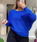 Women's Knitted Off Shoulder Sweater - OFS01