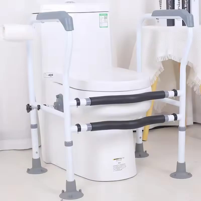 Adjustable Anti-Slip Toilet Handrail Armrest Grab Bar for Elderly and Disabled Adjustable Anti-Slip Toilet Handrail Armrest Grab Bar for Elderly and Disabled