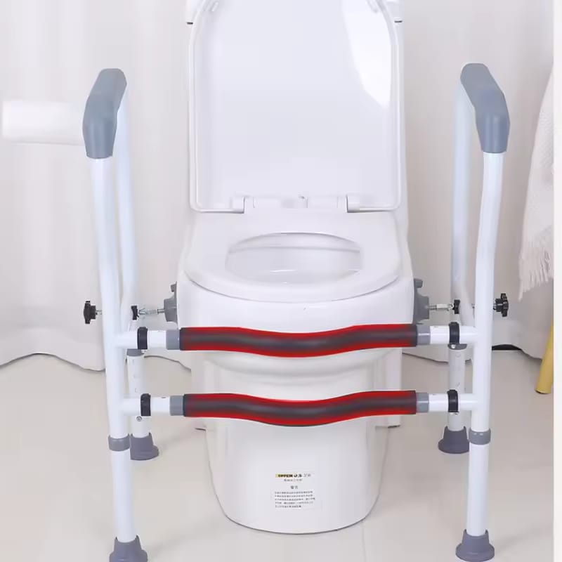 Adjustable Anti-Slip Toilet Handrail Armrest Grab Bar for Elderly and Disabled Adjustable Anti-Slip Toilet Handrail Armrest Grab Bar for Elderly and Disabled