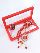 3 Pcs Ramadan Eid Gift Set - Prayer Beads + Digital Tasbih Counter + Key Chain - TUZZUT Qatar Online Shopping