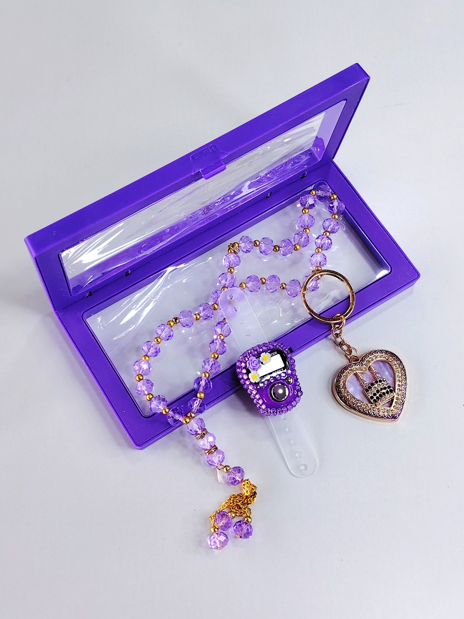 3 Pcs Ramadan Eid Gift Set - Prayer Beads + Digital Tasbih Counter + Key Chain 3 Pcs Ramadan Eid Gift Set - Prayer Beads + Digital Tasbih Counter + Key Chain