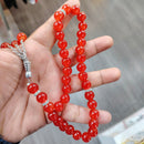33 Beads Tasbih Prayer Rosary Beads Vermeil Red - TUZZUT Qatar Online Shopping