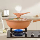 HomeEssentials Non-Stick Iron Pressure Cooker with Steamer Basket - TUZZUT Qatar Online Shopping