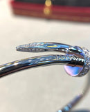 Stainless Steel Cuff Bracelet Silver Colour Fashion Bracelet For Women - Tuzzut.com Qatar Online Shopping