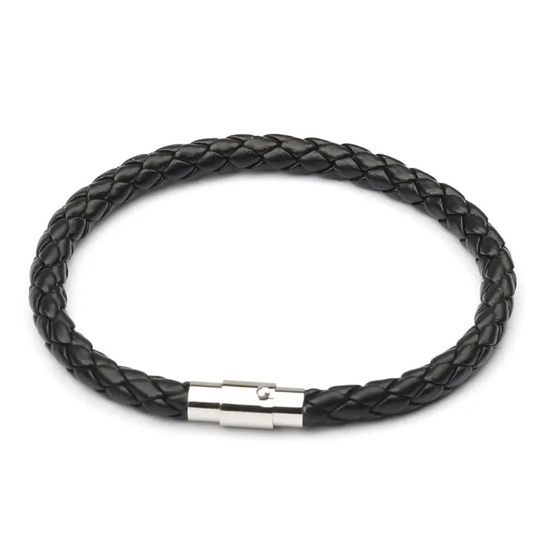 Black Leather Bracelet Friendship Bracelets