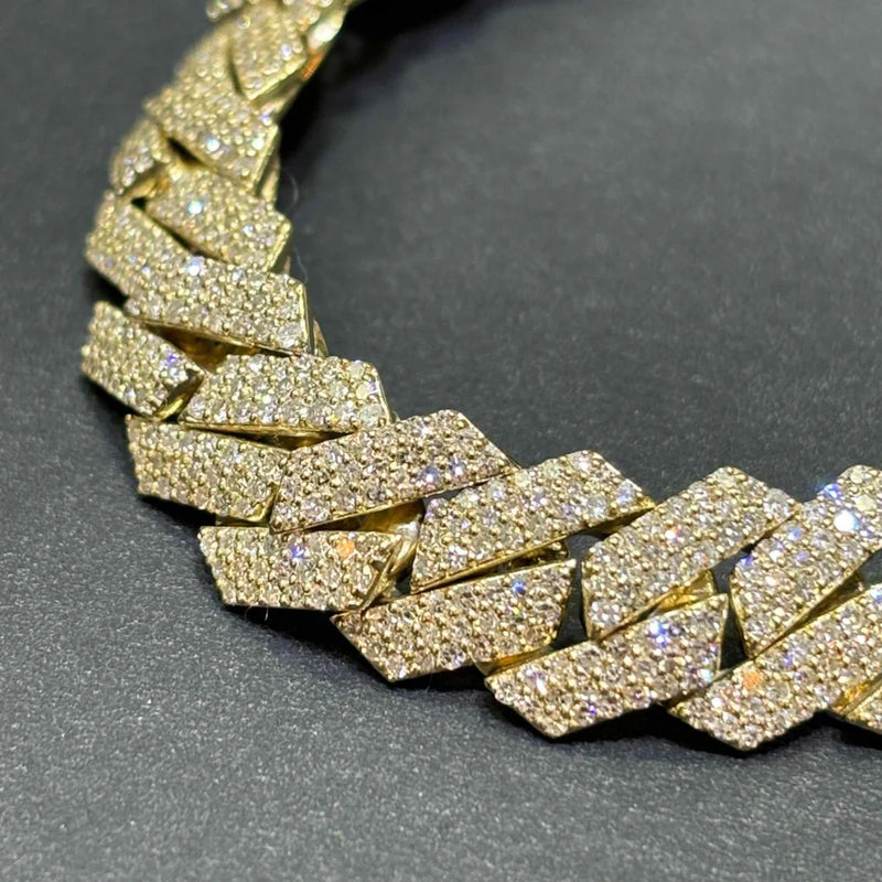 Bust Down Cuban Link Bracelet LB77 - TUZZUT Qatar Online Shopping