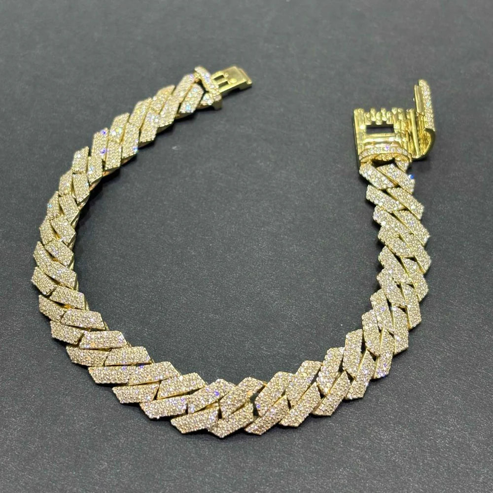 Bust Down Cuban Link Bracelet LB77 Bust Down Cuban Link Bracelet LB77