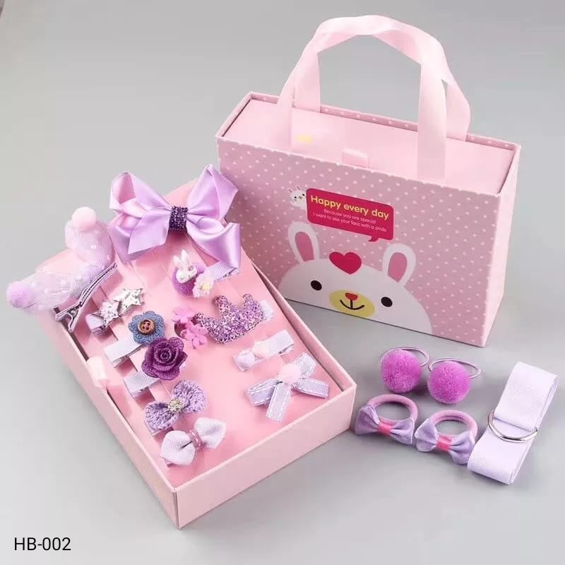 18 Pcs Fashion Hair Accessories Clip Set for Girls 18 Pcs Fashion Hair Accessories Clip Set for Girls