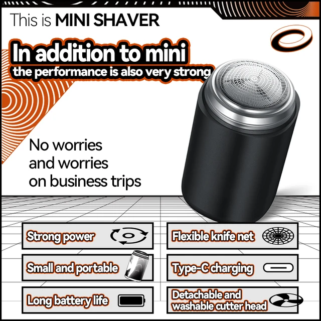 Mini Electric Portable Razor Shaver Pocket Trimmer - Tuzzut.com Qatar Online Shopping