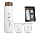 Vertik Stainless Steel Thermos Vacuum Flask Coffee Bottle With Cups Gift Set - Tuzzut.com Qatar Online Shopping