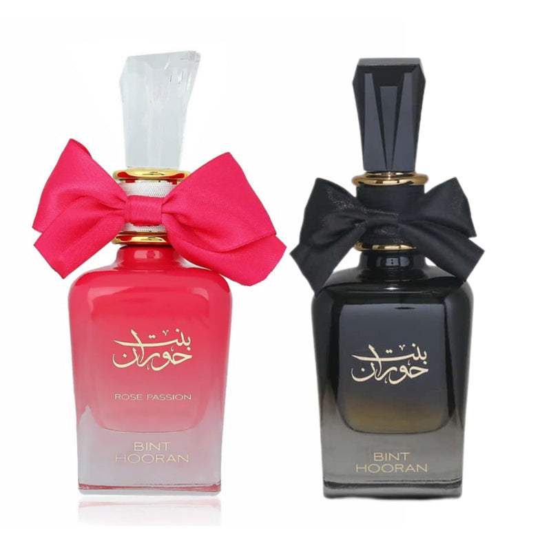 Bint Hooran Rose Passion & Bint Hooran EDP 100ml Perfumes by Ard Al Zaafaran Lattafa | Best GIFT for Women