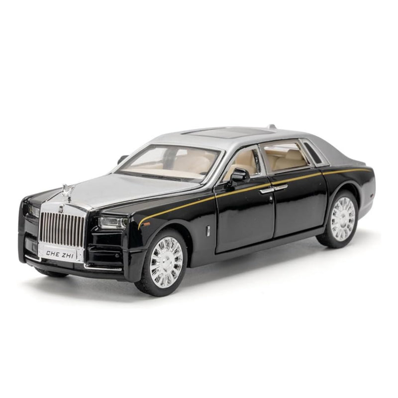 Diecast Cars 1:32 Scale Rolls-Royce Phantom Model Car with Sound and Light for Kids 005405002 - Silver