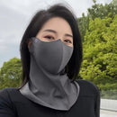 UPF50+ Summer New 3D Breathable Sunscreen Mask Cartilage Anti-ultraviolet Sunshade Neck Protection Long Ice Skin Mask - TUZZUT Qatar Online Shopping