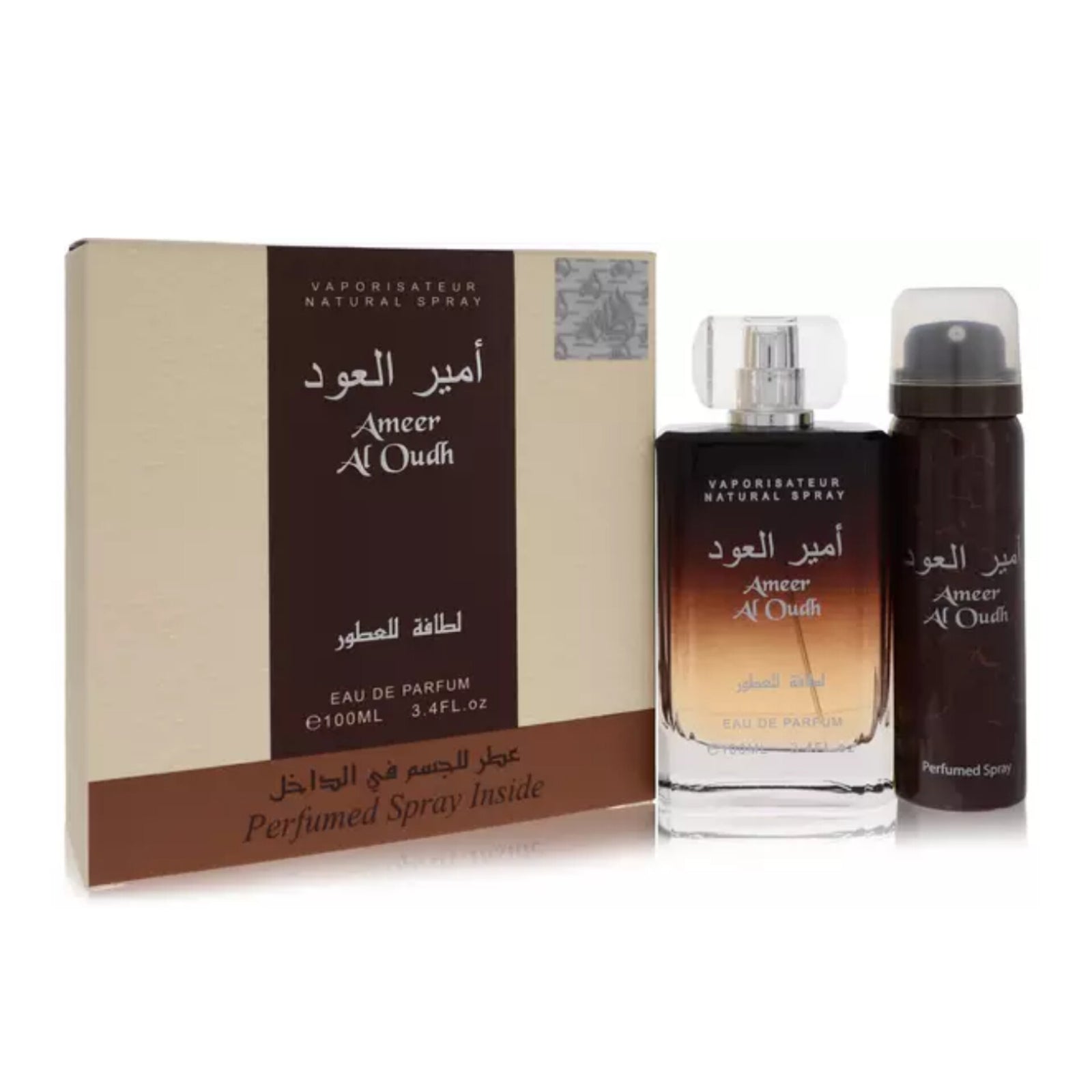 Lattafa Ameer Al Oudh EDP 100m for Unisex with Deodorant Lattafa Ameer Al Oudh EDP 100m for Unisex with Deodorant