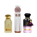 Ignite Rose EDP 60ml + Marj EDP 60ml + Oud & Roses EDP 60ml by Ahmed Al Maghribi Perfumes for Unisex - Bundle Pack - TUZZUT Qatar Online Shopping