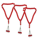 33 Beads Tasbih Prayer Rosary Beads Vermeil Red - TUZZUT Qatar Online Shopping