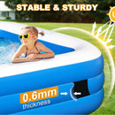 Inflatable Swimming Pool 1.8m Three Layer Blue Door Standard Set 15034 - TUZZUT Qatar Online Shopping